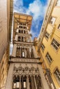 Elevador de Santa Justa Lisboa Royalty Free Stock Photo