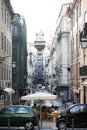 Elevador de Santa Justa in Lisboa, Portugal Royalty Free Stock Photo