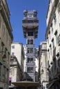 Elevador de Santa Justa - Lisbon - Portugal Royalty Free Stock Photo