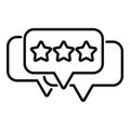 Elevate chat gaming icon outline vector. Sad normal game