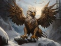 Mythical Marvels: Griffon Portraits for Art and Decor