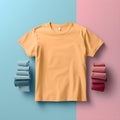 Elevate your brand with photorealistic mockup of t-shirt Royalty Free Stock Photo