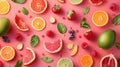 Elevate your brand with vibrant campaigns using fruitinspired object illustrations Royalty Free Stock Photo