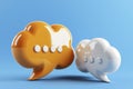 Elevate Your Communications Explore the Power of Dialogue with Vibrant Speech Bubbles, Symbolizing Conversation, Connection, and