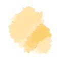 yellow watercolor paint stroke background vector illustration Royalty Free Stock Photo