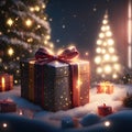 Seasonal Splendor: Elevate Your Christmas with Gifts and Decorations AI Generative By Christmas ai