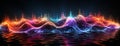 Colorful music rhythmic equalizer backgroundc