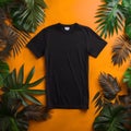 Elevate your online store with high-quality t-shirt mockup Royalty Free Stock Photo