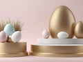 Elevate Your Products on a Podium Amidst Easter Cheer