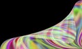 Elevate your projects with this stunning multicolored and black abstract background