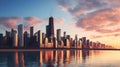 Elevate your space with breathtaking chicago skyline photography