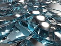 Urban Elegance: Glass & Steel Abstract Background for Modern Spaces