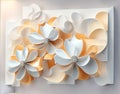 Elevate Your Space with Stunning 3D Flower Poster and Wallpaper.