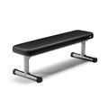 Flat weight bench for strength training: durable, comfortable, and gym ready equipment on transparent background Royalty Free Stock Photo
