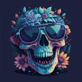 Elevate your wardrobe with this vibrant t-shirt design. Vector illustration for a postcard or a poster, print for clothes.