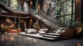 Elevated Elegance: A Modern Villa\'s Grand Entrance