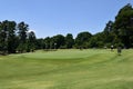 Elevated green at golf course, Georgia, USA Royalty Free Stock Photo