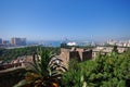 Castle and city view, Malaga.