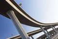 Elevated highway interchange structure Royalty Free Stock Photo