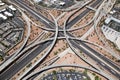 Elevated Interstate Interchange Royalty Free Stock Photo