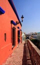 Elevated pathway in Mazatlan Royalty Free Stock Photo