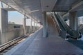 elevated portion of the Washington Metro. Loudoun Gateway station. Virginia