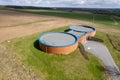 Elevated tank for drinking water supplying a small town