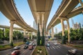 Elevated traffic highway Royalty Free Stock Photo