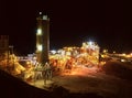 Elevated view of Gold Mine procesing plant