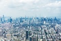 Elevated view of Manhattan in New York City, USA