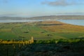 Elevated view over mouth of Foyle Estuary