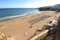 Elevated view of Praia Dos Pescadores, Albufeira, Algarve, Portugal
