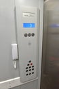 Elevator button control panel Royalty Free Stock Photo