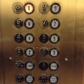 Elevator Buttons Royalty Free Stock Photo