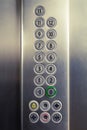 Elevator buttons Royalty Free Stock Photo