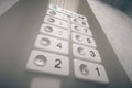 Elevator buttons Royalty Free Stock Photo