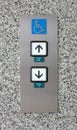 Elevator Call Panel, Up and Down Buttons