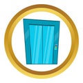 Elevator with closed door vector icon Royalty Free Stock Photo