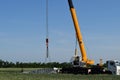 The elevator crane Royalty Free Stock Photo
