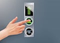 Elevator Dashboard Illustration Royalty Free Stock Photo