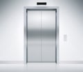 Elevator Doors Closed Royalty Free Stock Photo