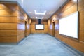 Elevator hall in business center Royalty Free Stock Photo