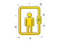 Elevator icon. Transportation lift sign. Vector Royalty Free Stock Photo