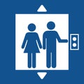 Elevator lift icon