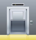 Elevator with opened door Royalty Free Stock Photo