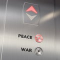 Elevator Peace Button