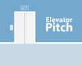 Elevator pitch concept Royalty Free Stock Photo