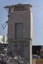 Elevator Portion at Demolition Site