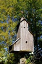 Elevator styled wren birdhouse