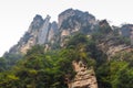 Elevator for take a passenger to top of mountain at Zhangjiajie national park ( tian zhi shan ) ( Tianzi Mountain Nature Reserve )